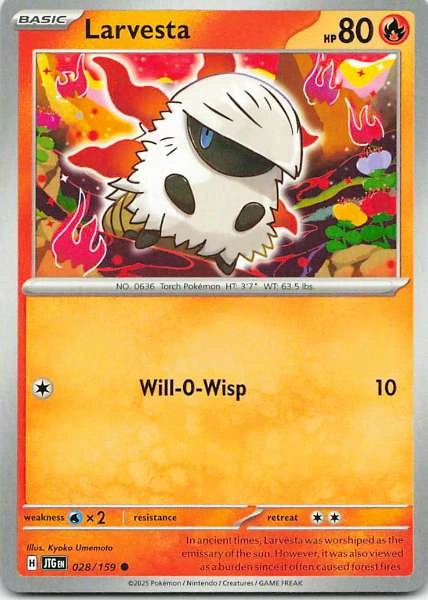 Larvesta - Scarlet & Violet: Journey Together #028/159