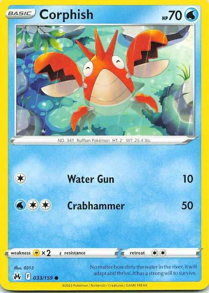 Corphish - Pokémon #033/159
