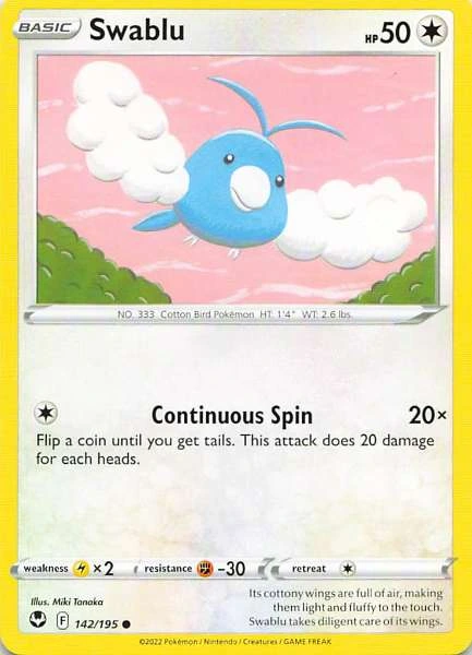 Swablu - Scarlet & Violet: Scarlet & Violet #142/195