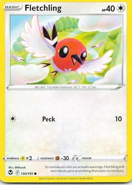 Fletchling - Silver Tempest #150/195