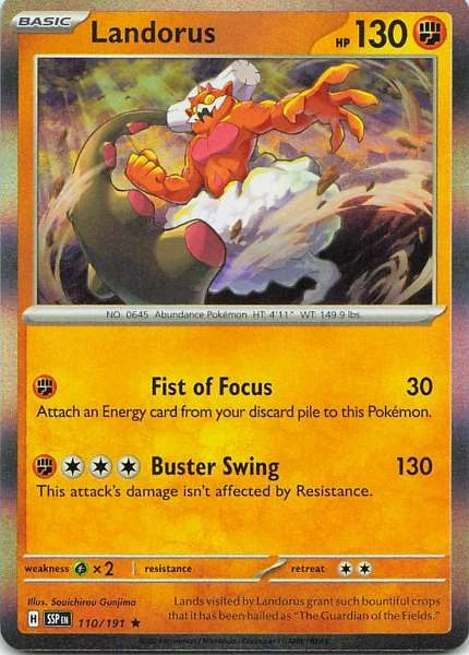 Landorus - Scarlet & Violet—Surging Sparks #110/191