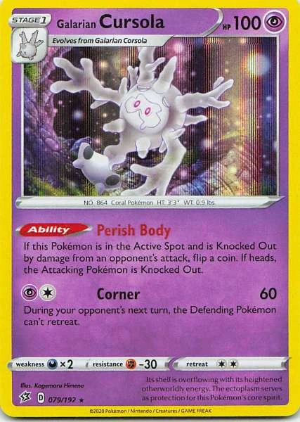 Galarian Cursola - Rebel Clash #079/192