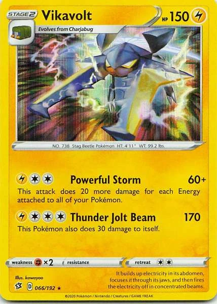 Vikavolt - Pokémon Sword & Shield—Rebel Clash #066/192
