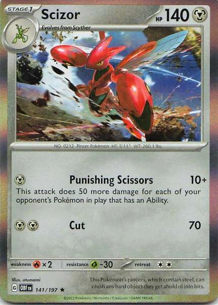 Scizor - Obsidian Flames #141/197