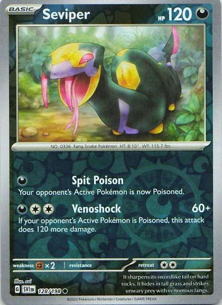 Seviper - Scarlet & Violet #128/198