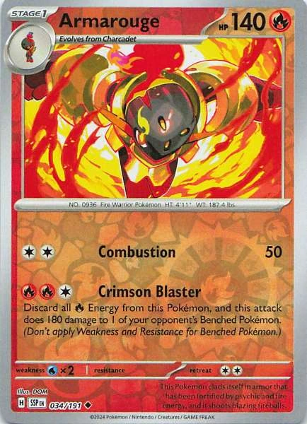 Armarouge - Pokémon #034/191