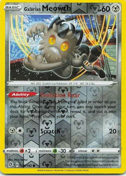 Galarian Meowth - Rebel Clash #126/192