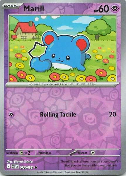 Marill - Scarlet & Violet: Surging Sparks #073/191