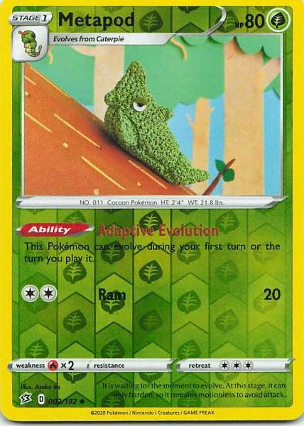 Metapod - Sword & Shield #002/192