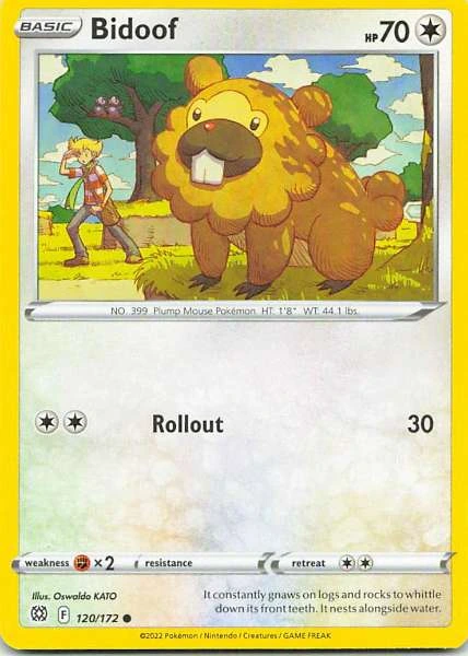Bidoof - Brilliant Stars #120/172