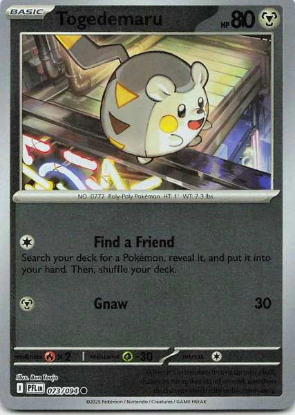 Togedemaru - Phantasmal Flames #073/094