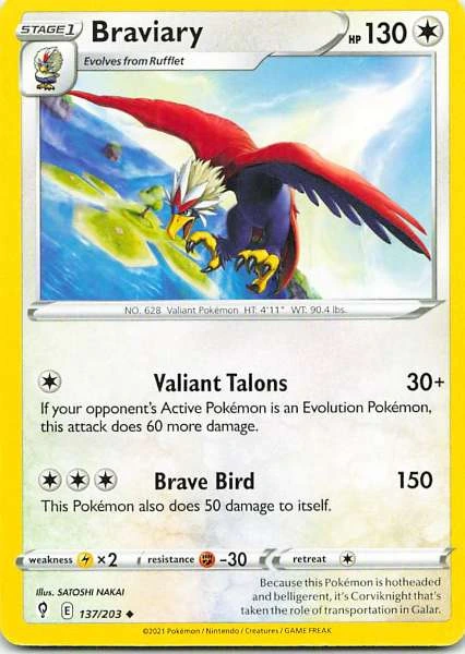 Braviary - Evolving Skies #137/203