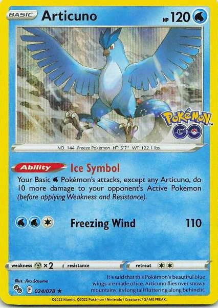 Articuno - Pokémon GO #024/078
