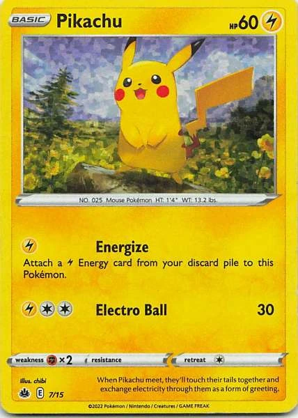 Pikachu - McDonald's Pokémon Match Battle #7/15