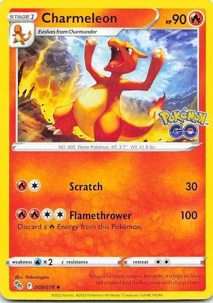 Charmeleon - Pokémon GO #009/078