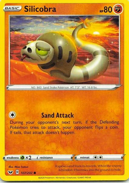 Silicobra - Sword & Shield #107/202