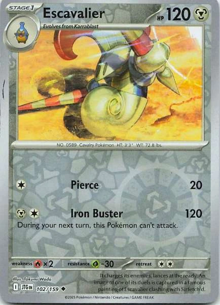 Escavalier - Pokémon #102/159