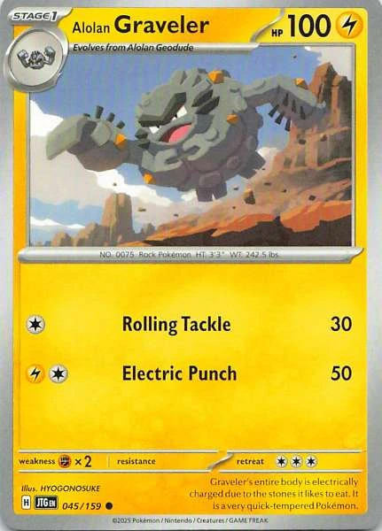 Alolan Graveler - Scarlet & Violet: Journey Together #045/159
