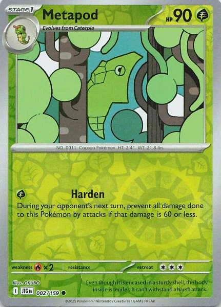 Metapod - Scarlet & Violet: Journey Together #002/159