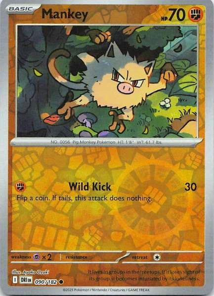 Mankey - Pokémon #090/182