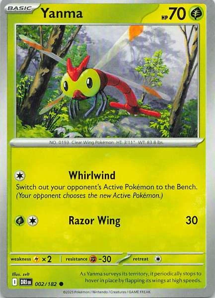 Yanma - Scarlet & Violet: Destined Rivals #002/182