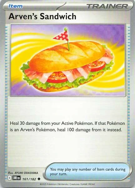 Arven's Sandwich - Pokémon #161/182