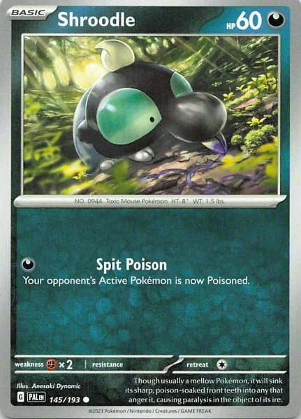 Shroodle - Pokémon Paldea Evolved #145/193