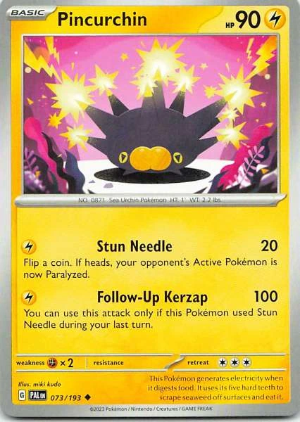 Pincurchin - Pokémon Paldea Evolved #073/193