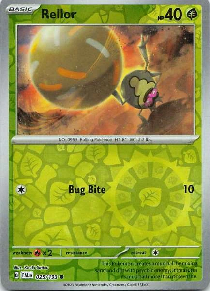 Rellor - Pokémon Paldea Evolved #025/193