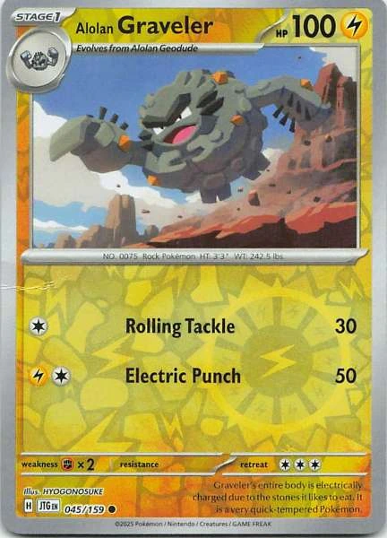 Alolan Graveler - Scarlet & Violet: Journey Together #045/159