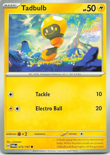 Tadbulb - Pokémon #073/167