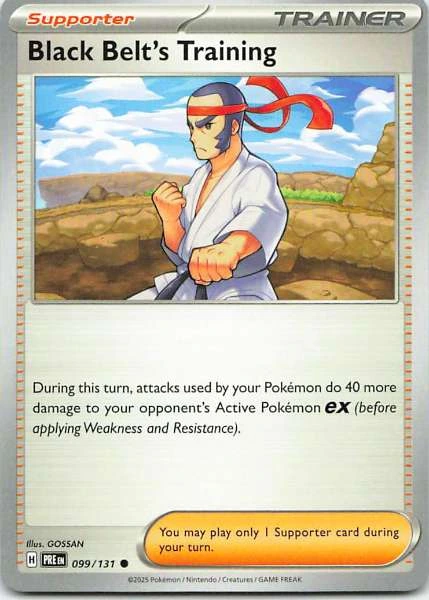 Black Belt's Training - Pokémon SV: Prismatic Evolutions #099/131