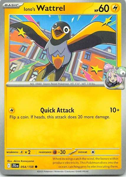 Iono's Wattrel - Scarlet & Violet: Journey Together #054/159