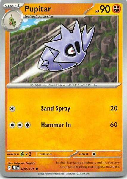 Pupitar - Scarlet & Violet: Prismatic Evolutions #048/131