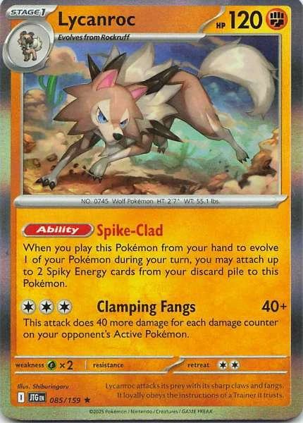 Lycanroc - Scarlet & Violet: Journey Together #085/159