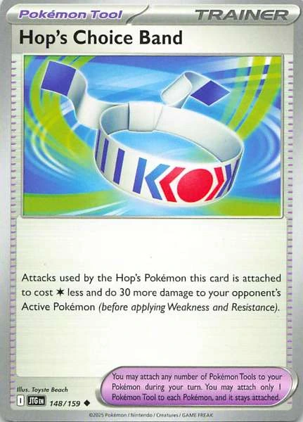 Hop's Choice Band - Pokémon SV09: Journey Together #148/159
