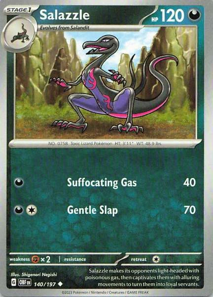 Salazzle - Pokémon Obsidian Flames #140/197