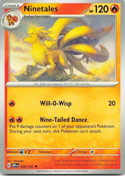 Ninetales - Obsidian Flames #029/197