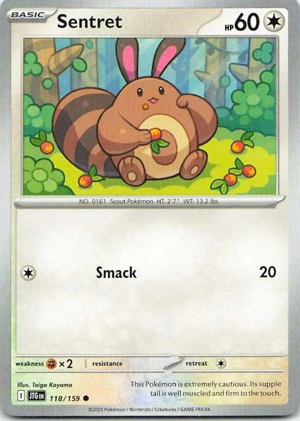 Sentret - Pokémon #118/159