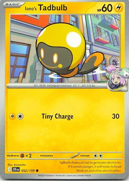 Iono's Tadbulb - Pokémon #052/159
