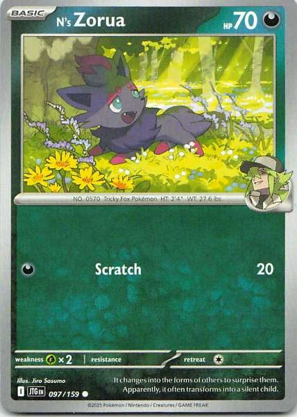 N's Zorua - Scarlet & Violet: Journey Together #097/159