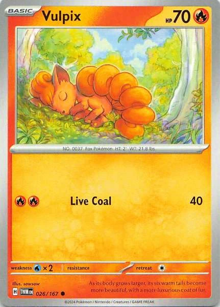 Vulpix - Twilight Masquerade #026/167