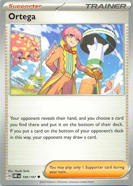 Ortega - Scarlet & Violet—Obsidian Flames #190/197