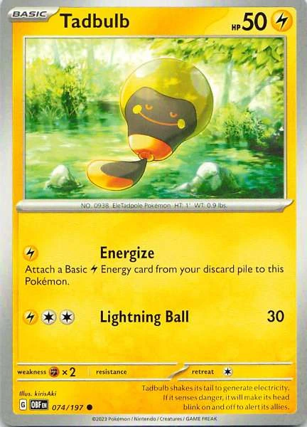 Tadbulb - Obsidian Flames #074/197