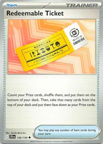 Redeemable Ticket - Scarlet & Violet: Journey Together #156/159