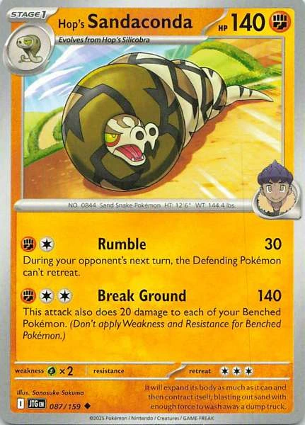 Hop's Sandaconda - Scarlet & Violet: Journey Together #087/159