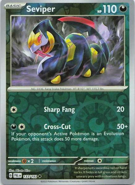 Seviper - Pokémon #137/193