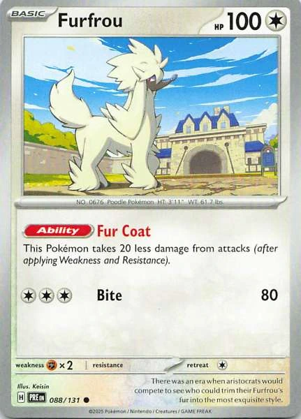 Furfrou - Scarlet & Violet: Prismatic Evolutions #088/131