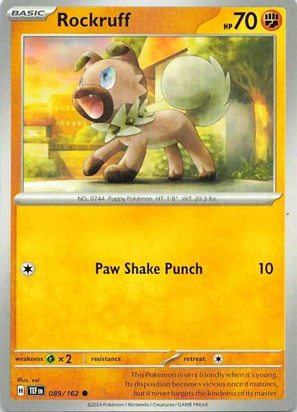 Rockruff - Temporal Forces #089/162