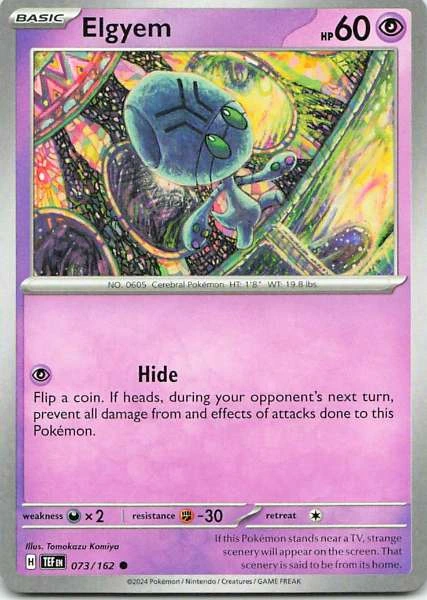 Elgyem - Pokémon Temporal Forces #073/162